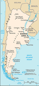 Argentinien Übersicht Übersichtskarte von Argentinien